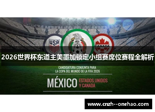 2026世界杯东道主美墨加锁定小组赛席位赛程全解析